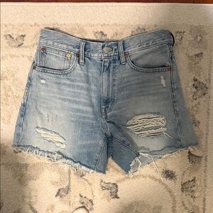 Madewell Distressed Denim Women Shorts